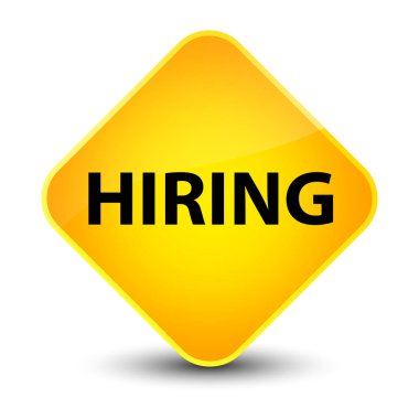 Zarif sarı elmas düğme işe