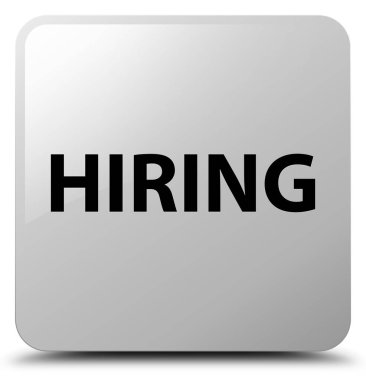 Beyaz kare düğme işe