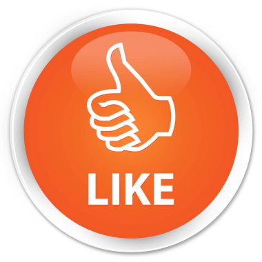 Düğme gibi sigorta primi turuncu yuvarlak