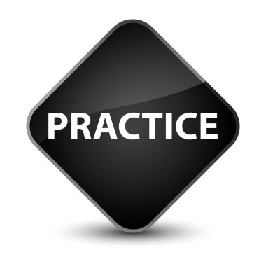 Uygulama zarif siyah elmas düğmesi