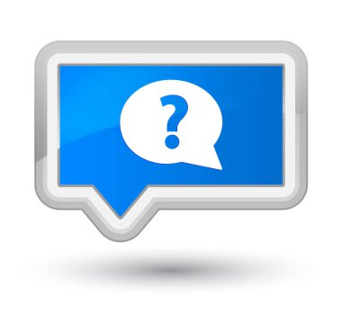 Soru işareti kabarcık simgesini Ana camgöbeği mavi bayrak düğmesini