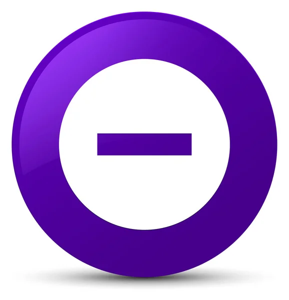 [キャンセル] アイコン ボタン ラウンド紫 — ストック写真