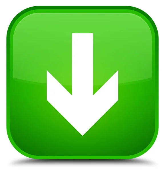 Звантажити піктограму зі стрілкою спеціальна зелена квадратна кнопка — стокове фото