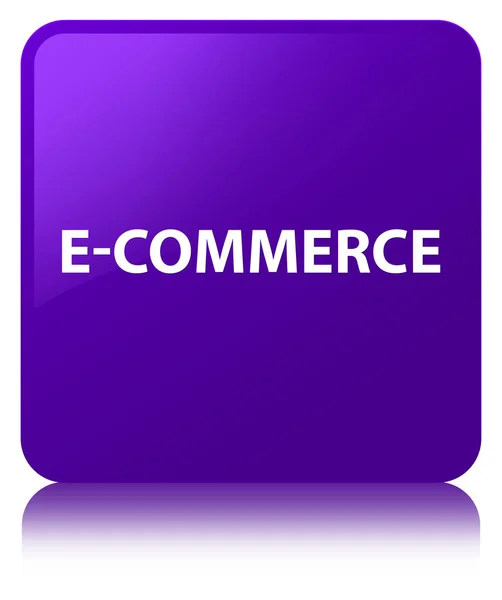 E-commerce purple square button — Stock Photo, Image