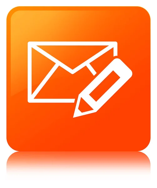 Edit email icon orange square button