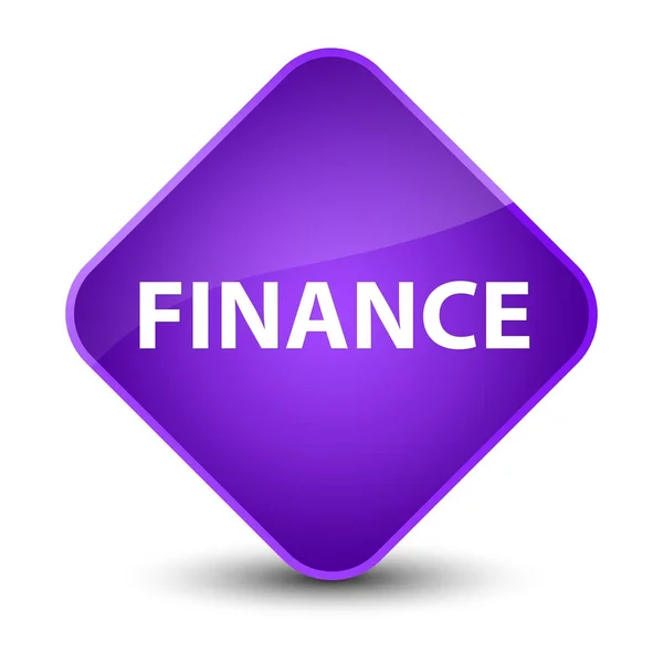Finance elegant purple diamond button — Stock Photo, Image