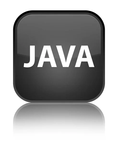 Java special black square button — Stock Photo, Image