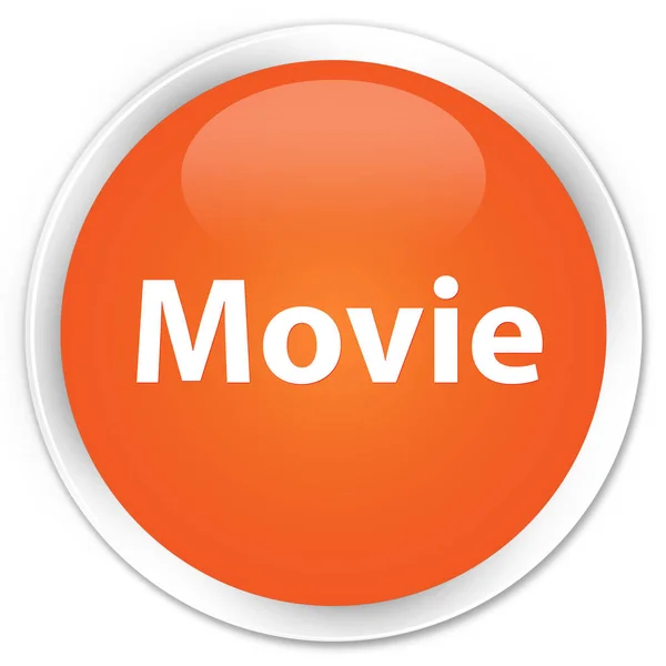 Film premium oranje ronde knop — Stockfoto