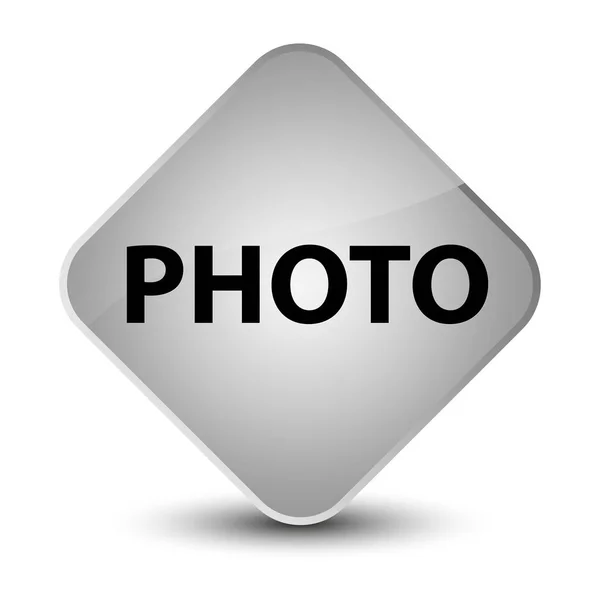 Foto eleganter weißer Diamant-Knopf — Stockfoto