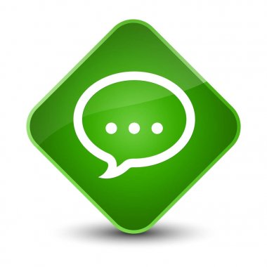 Kutsal kişilerin resmi zarif yeşil elmas düğme konuşmak