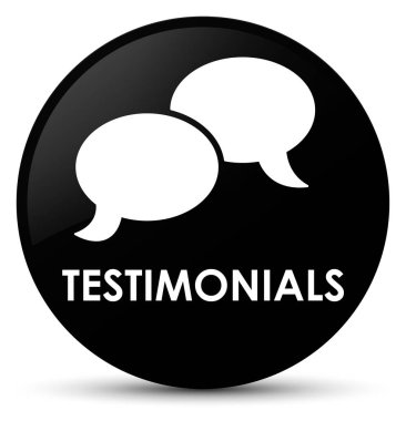 Referansları (sohbet simgesi) siyah düğme yuvarlak