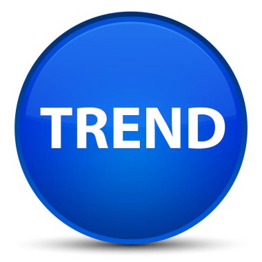 Eğilim özel mavi yuvarlak düğmesi