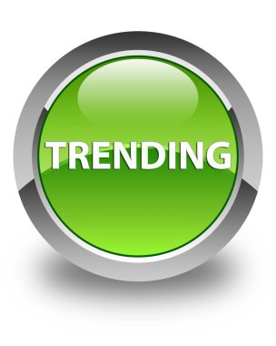 Gidişli parlak düğme yeşil