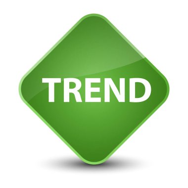 Trend şık yumuşak yeşil elmas düğmesi