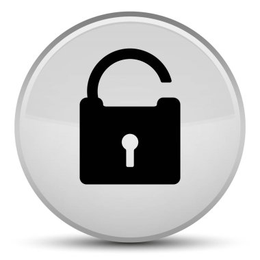 Kutsal kişilerin resmi özel beyaz yuvarlak düğme kilidini