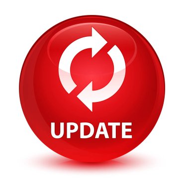 Cam gibi kırmızı yuvarlak düğmesini güncelleştir