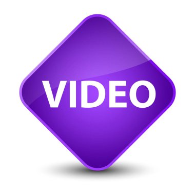 Video zarif mor elmas düğmesi