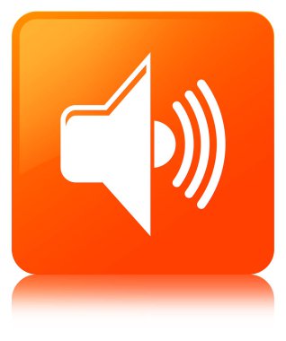 Ses simgesi turuncu kare düğmesi