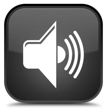Ses simgesini özel siyah kare düğmesi