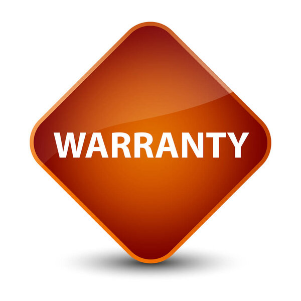 Warranty elegant brown diamond button