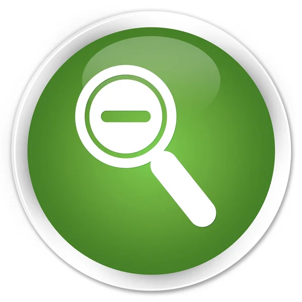 Pomniejszyć ikony premium miękki zielony okrągły przycisk — Zdjęcie stockowe