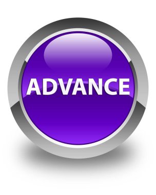 Önceden parlak mor yuvarlak düğme