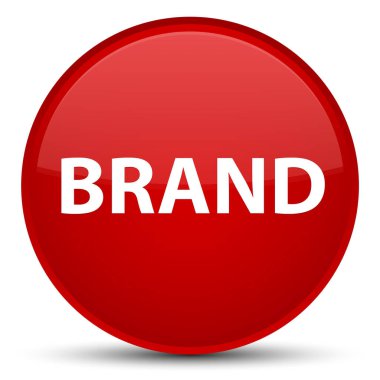 Marka özel kırmızı yuvarlak düğmesi