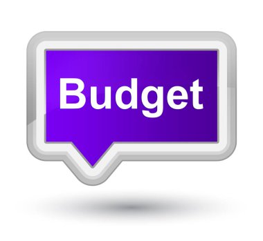 Bütçe ana mor banner buton