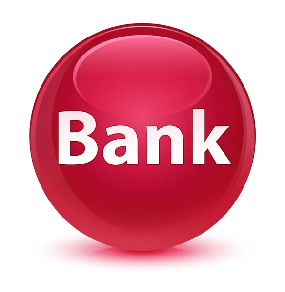 Υαλώδη κουμπί ροζ στρογγυλή τράπεζα — Φωτογραφία Αρχείου