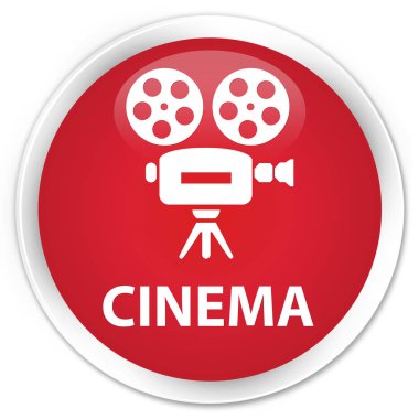 Sinema (video kamera simgesi) sigorta primi kırmızı yuvarlak düğmesi