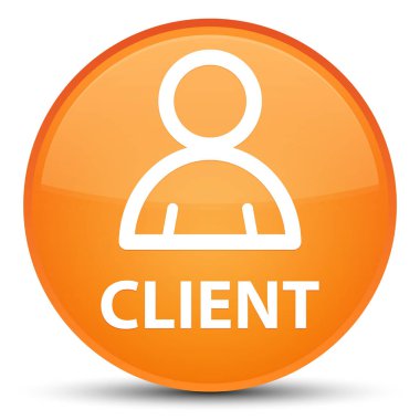 İstemci (üye simgesi) özel turuncu yuvarlak düğmesine