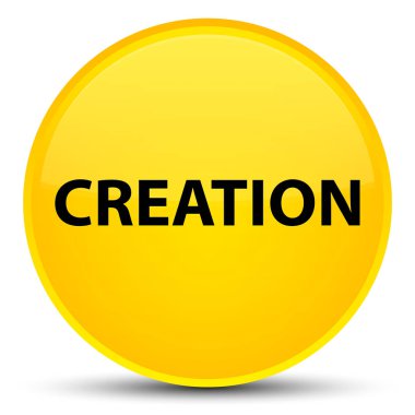 Oluşturma özel sarı yuvarlak düğmesi