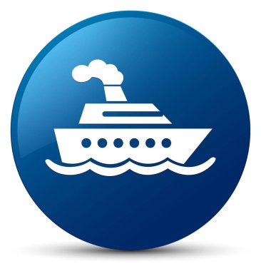 Cruise Gemi simgesi düğmesini mavi