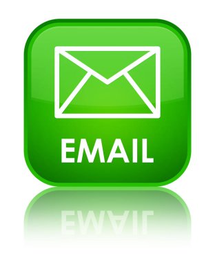 E-posta özel yeşil kare düğme