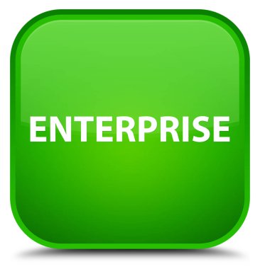 Kurumsal özel yeşil kare düğme