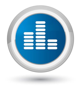 Equalizer'ı kutsal kişilerin resmi ana mavi yuvarlak düğme