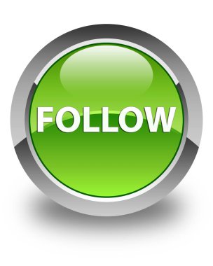 Parlak düğme yeşil izleyin