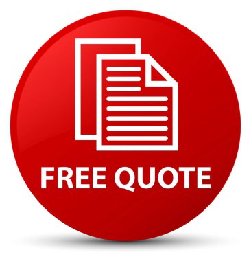 Ücretsiz fiyat teklifi kırmızı yuvarlak düğmesi