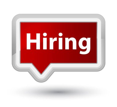 İşe baş Kızıl bayrak düğmesini