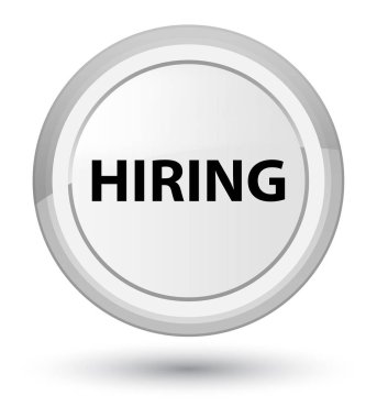 Baş beyaz yuvarlak düğmesini işe