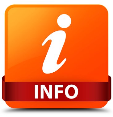 Bilgi: turuncu kare düğme kırmızı kurdele orta