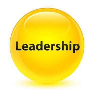 Liderlik camsı sarı yuvarlak düğmesi