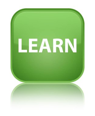 Özel yumuşak yeşil kare düğme öğrenin