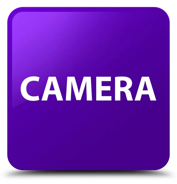 카메라 보라색 사각형 버튼 — 스톡 사진