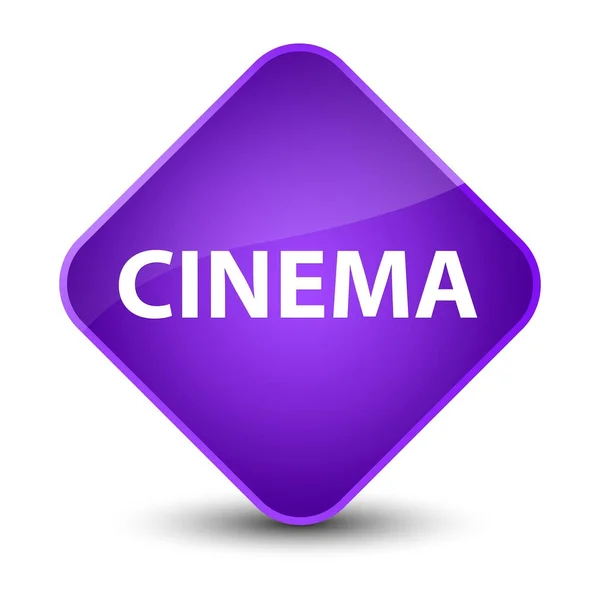 Cinéma élégant bouton diamant violet — Photo