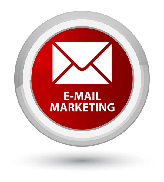 E-Mail Marketing Prime roter runder Knopf — Stockfoto