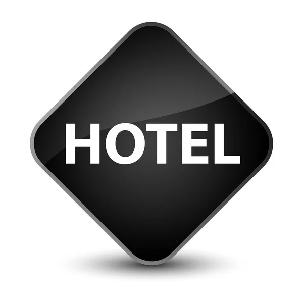 Hotel elegant svart diamant knapp — Stockfoto