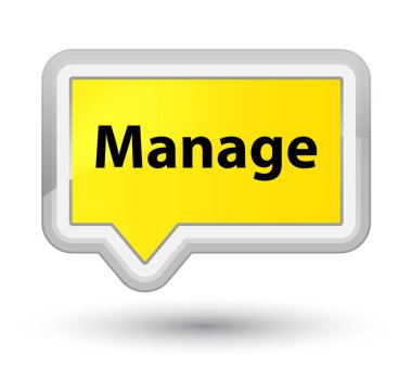 Başbakan sarı banner buton yönetmek