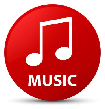 Müzik (tune simgesi) kırmızı yuvarlak düğmesi