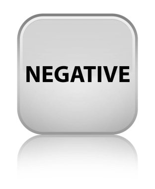 Negatif özel beyaz kare düğme